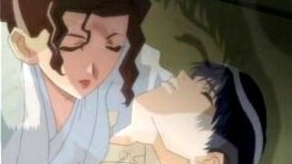 Голодная до члена аниме телочка скачет до оргазма - порно видео